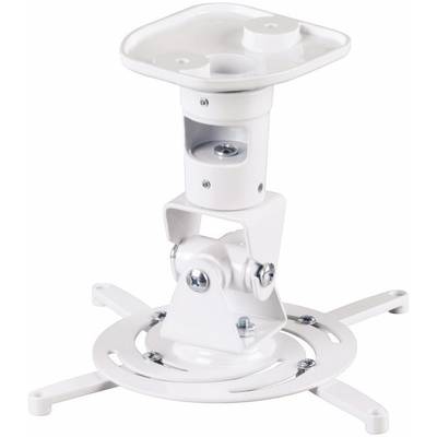 Hama 118610 Projector ceiling mount Tiltable Max. distance to floor/ceiling: 22 cm  White
