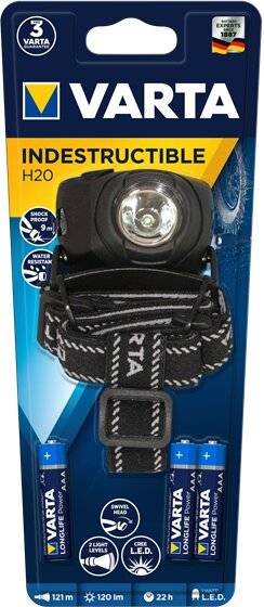 Varta Sports Light 1 W LED (monochrome) Headlamp battery-powered 100 lm 15 h 17731101421-1