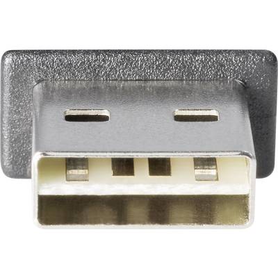 USB plug in close-up.