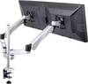 SpeaKa Professional Monitor desk mount SP-3947568 Flex 2 Display(s) 25,4 cm (10") - 68,6 cm (27") Black, Silver Height-adjustable, Tiltable, Swivelling, Swivelling, Retractable