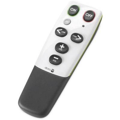 Image of doro HandleEasy Universal Remote control Silver, Black