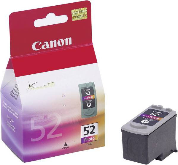 Canon Ink cartridge CL-52 Original Single Black, Photo cyan, Photo magenta 0619 B 001