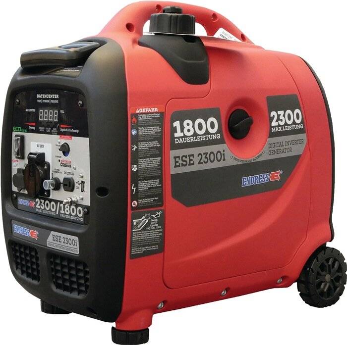 Endress ESE 2300i Four-stroke Inverter generator 2.3 kW 230 V 23 kg 1800 W-3