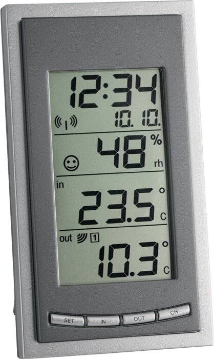 TFA Dostmann Diva Go Wireless thermo-hygrometer Grey 30.3018.10-2