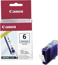 canon ink cartridge bci 6pc original photo cyan 4709a002 ink cartridge