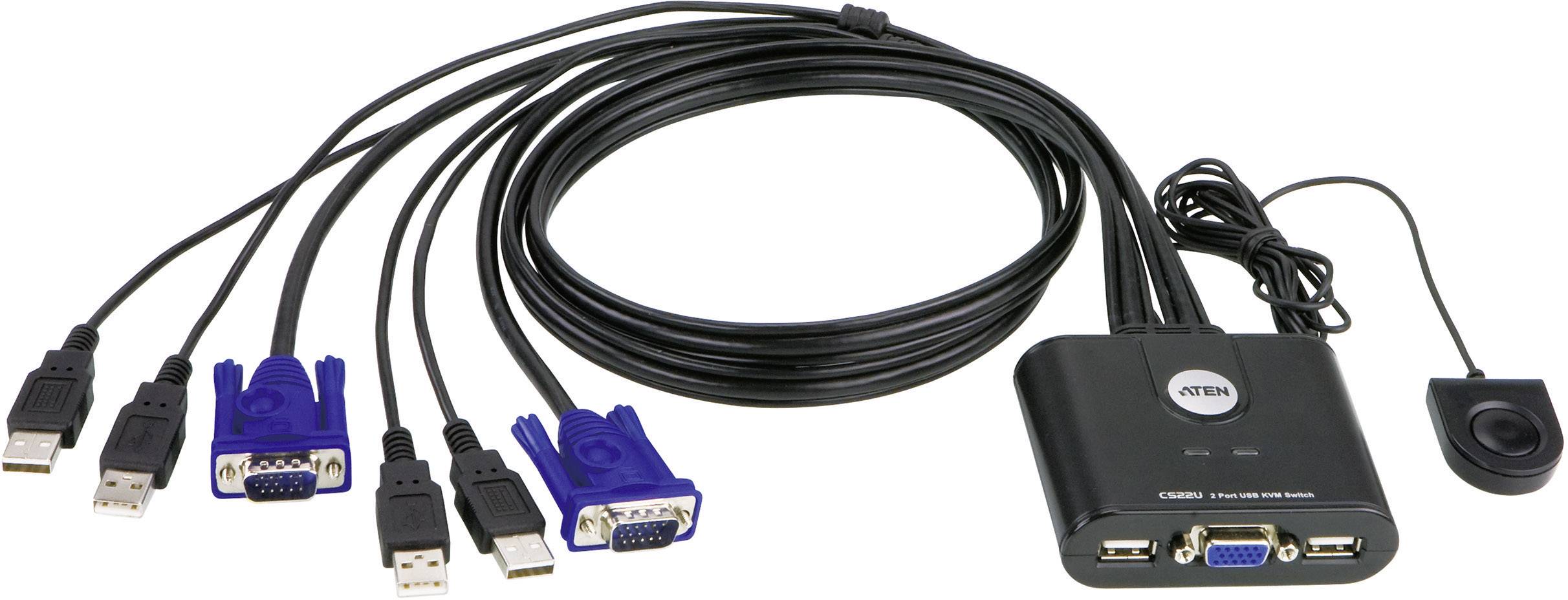 Buy ATEN CS682-AT 2 ports KVM changeover switch DVI USB 1920 x