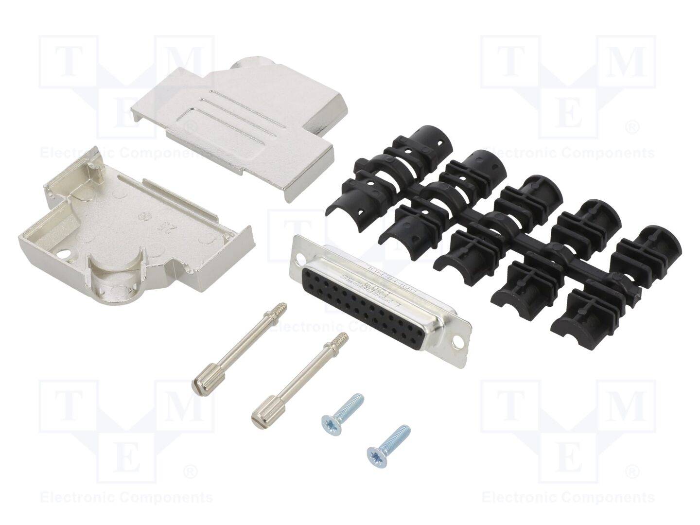 Amphenol L17D45ZK25+L77SDB25S D-SUB receptacle set 45 ° Number of pins: 25 Solder bucket 1 pc(s)-0