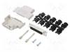 Amphenol L17D45ZK25+L77SDB25S D-SUB receptacle set 45 ° Number of pins: 25 Solder bucket 1 pc(s)