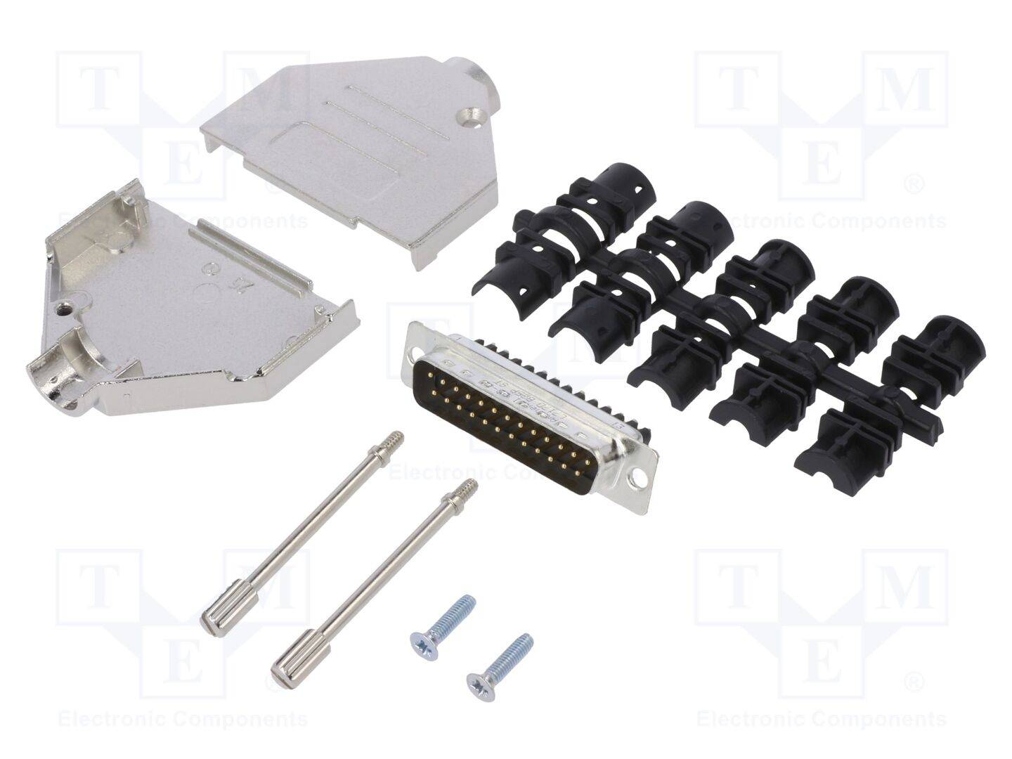 Amphenol L17DTZK25+L717DB25PST D-SUB pin strip set 180 ° Number of pins: 25 Screws 1 pc(s)-0