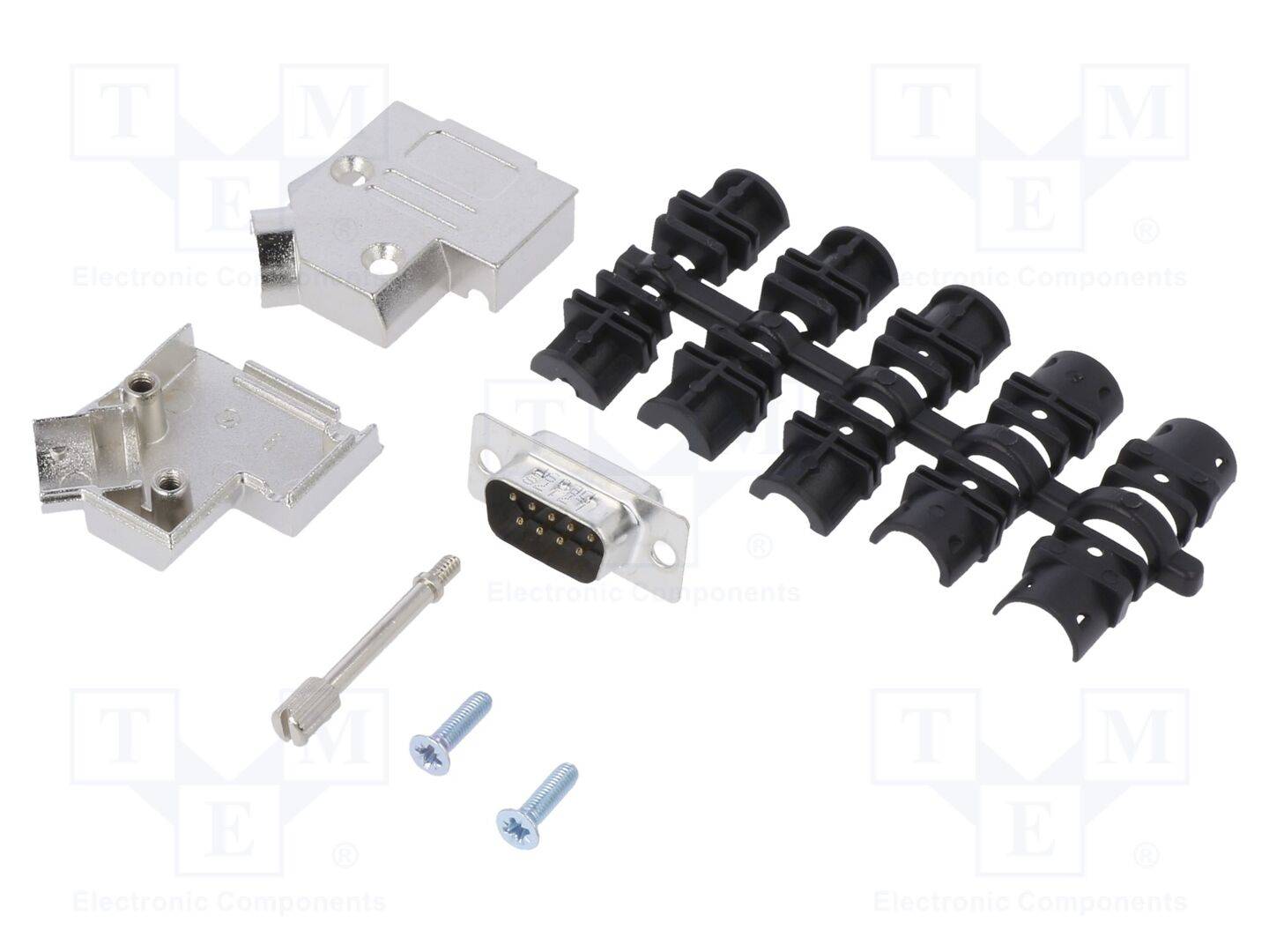 Amphenol L17D45ZK09+L717SDE09P D-SUB pin strip set 45 ° Number of pins: 9 Solder bucket 1 pc(s)-0