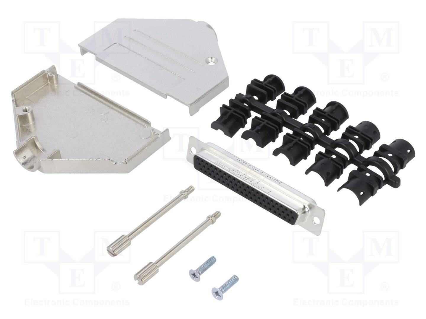 Amphenol L17DTZK37+L77HDC62S D-SUB receptacle set 180 ° Number of pins: 62 Solder bucket 1 pc(s)-0