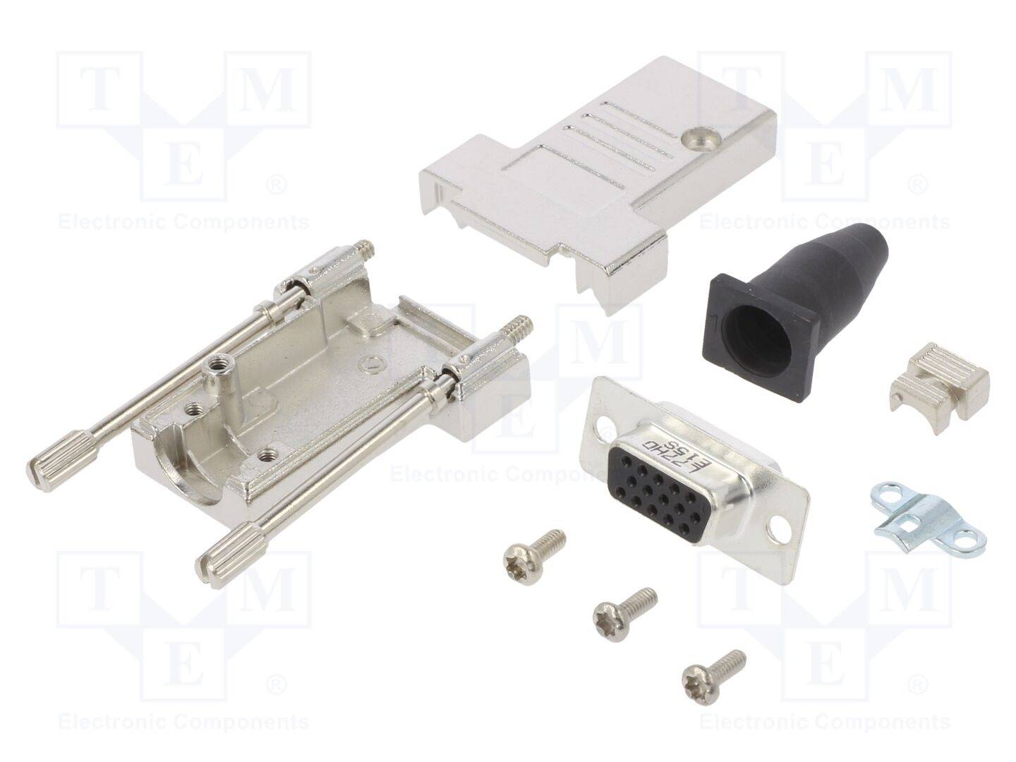 Amphenol L17DTSL09-RG-LJS-T+L77HDE15S D-SUB receptacle set 180 ° Number of pins: 15 Solder bucket 1 pc(s)-0