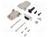Amphenol L17DTZF09-LJS-RG+L717HDE15P D-SUB pin strip set 180 ° Number of pins: 15 Solder bucket 1 pc(s)