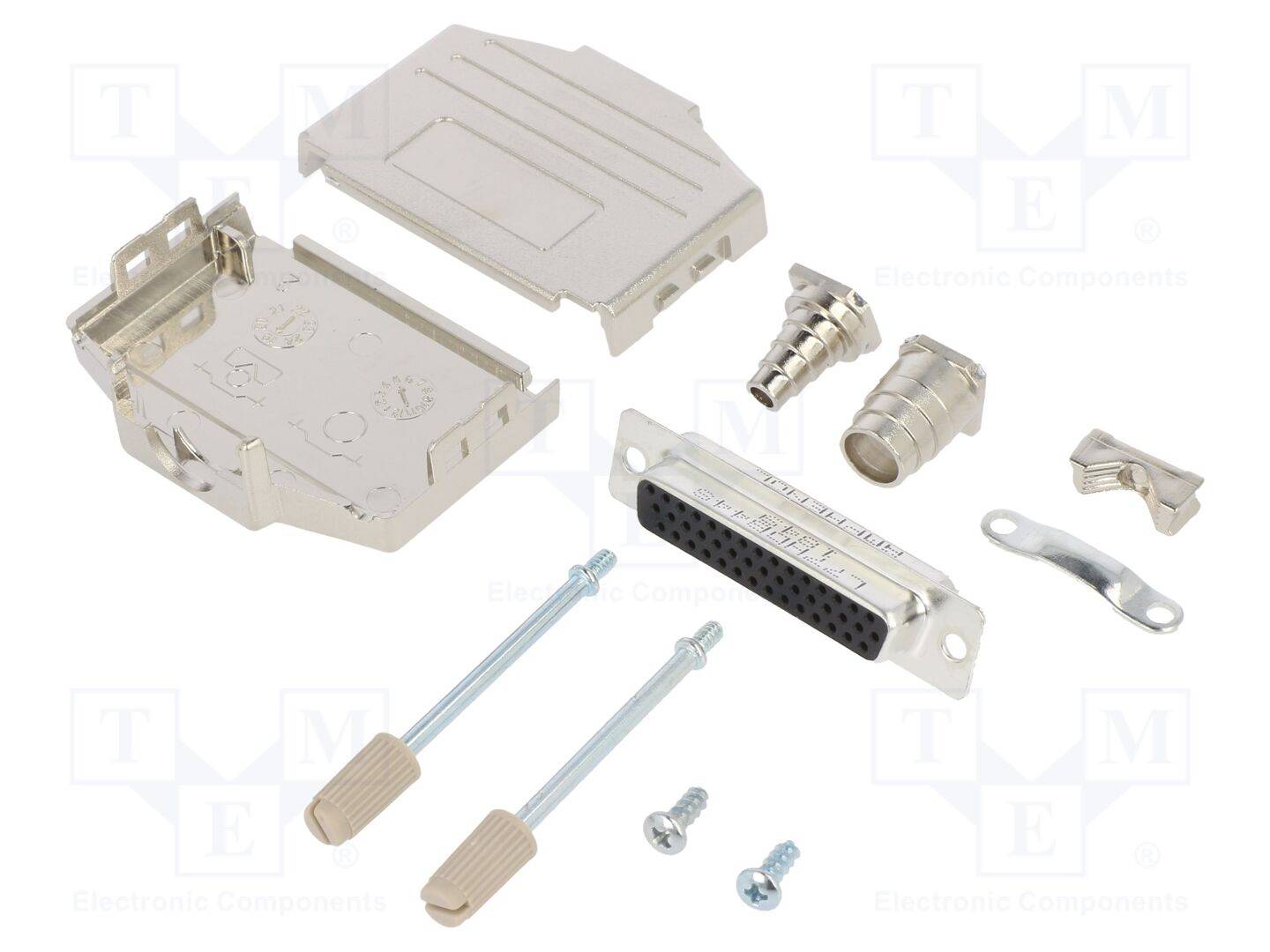 Amphenol L17DPPK25-M+L77HDB44S D-SUB receptacle set 180 ° Number of pins: 44 Solder bucket 1 pc(s)-0