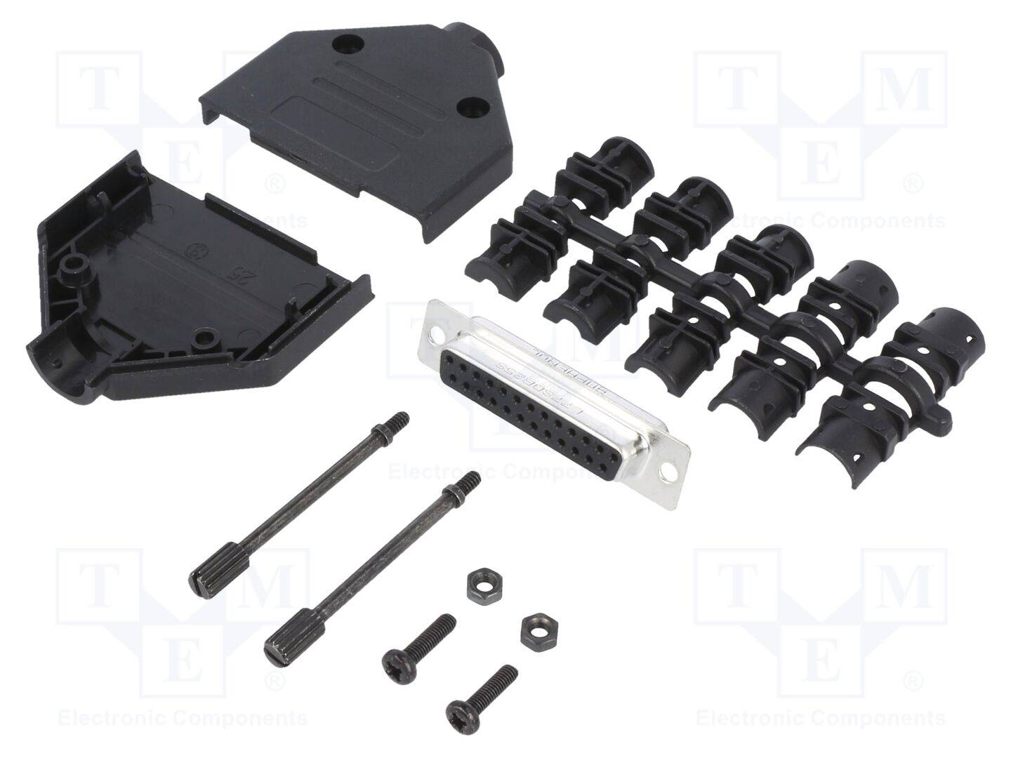 Amphenol L17DTPK-P-25+L77SDB25S D-SUB receptacle set 180 ° Number of pins: 25 Solder bucket 1 pc(s)-0