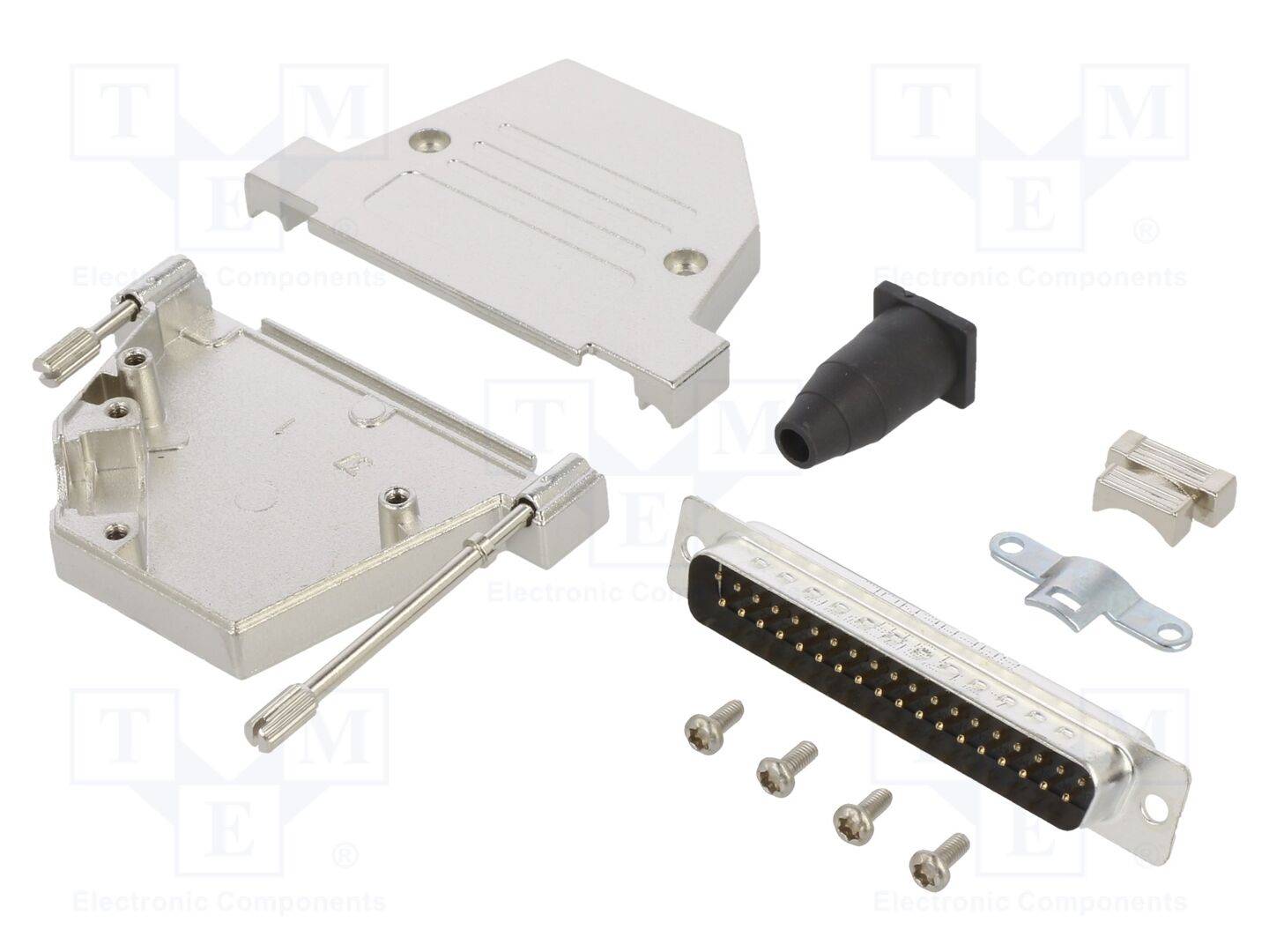 Amphenol L17DTSL37-RG-LJS-S+L717SDC37P D-SUB pin strip set 45 ° Number of pins: 37 Solder bucket 1 pc(s)-0