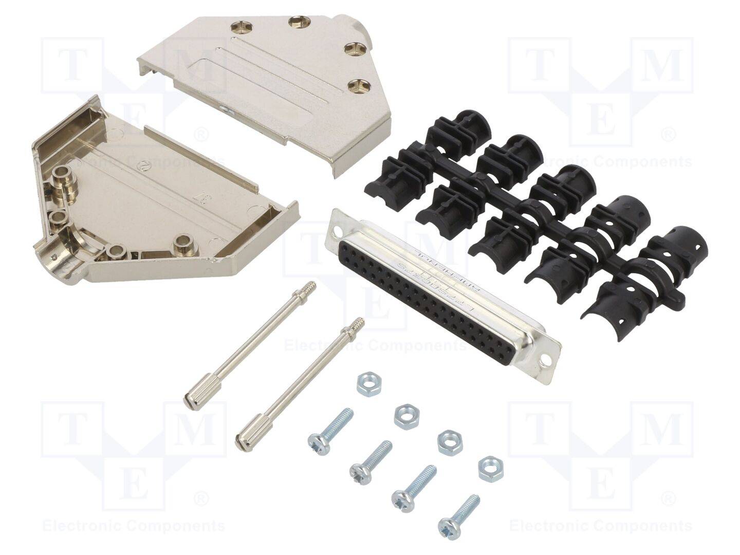 Amphenol L17DTPK-M-37+L77SDC37S D-SUB receptacle set 180 ° Number of pins: 37 Solder bucket 1 pc(s)-0
