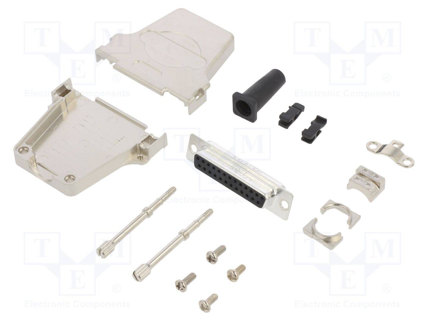 Amphenol L17DTZF25-LJS-RG+L77SDB25S D-SUB receptacle set 180 ° Number of pins: 25 Solder bucket 1 pc(s)-0