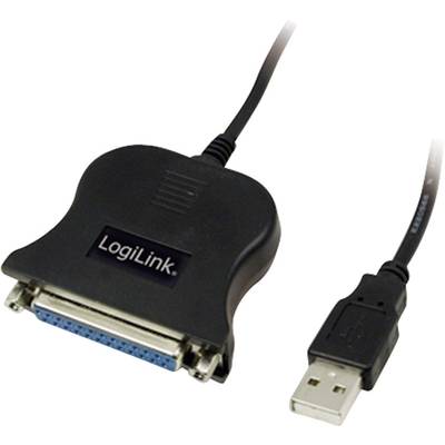 LogiLink USB 1.1 Cable [1x USB 1.1 connector A - 1x D-SUB socket 25-pin] UA0054 
