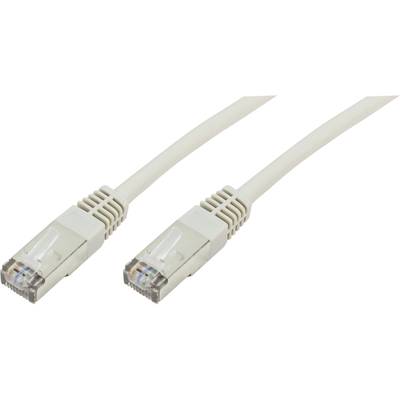 Two white Ethernet cables with RJ45 plugs at both ends, used for network connectivity.