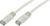 Two white Ethernet cables with RJ45 plugs at both ends, used for network connectivity.