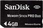 MemoryStick 4500 PRO Duo Cards