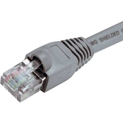 Belkin A3L791R05M-S RJ45 Network cable, patch cable CAT 5e U/UTP 5.00 m Grey incl. detent 1 pc(s)