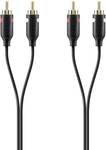 Belkin audio cable 2x Cinch / 2x cinch with gold-plated plugs 2 m