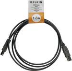 Belkin USB 2.0 connection cable A/B 1.8 m black bulk