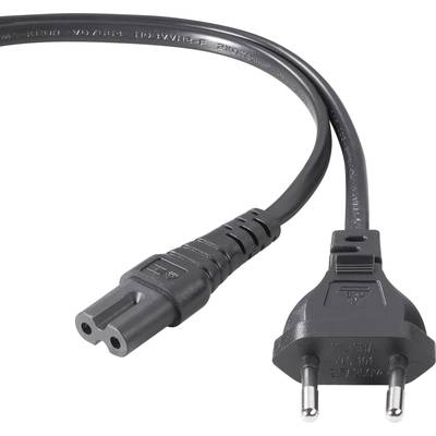 Belkin Current Cable [1x Europlug - 1x Small appliances plug (C8)] 1.80 m Black