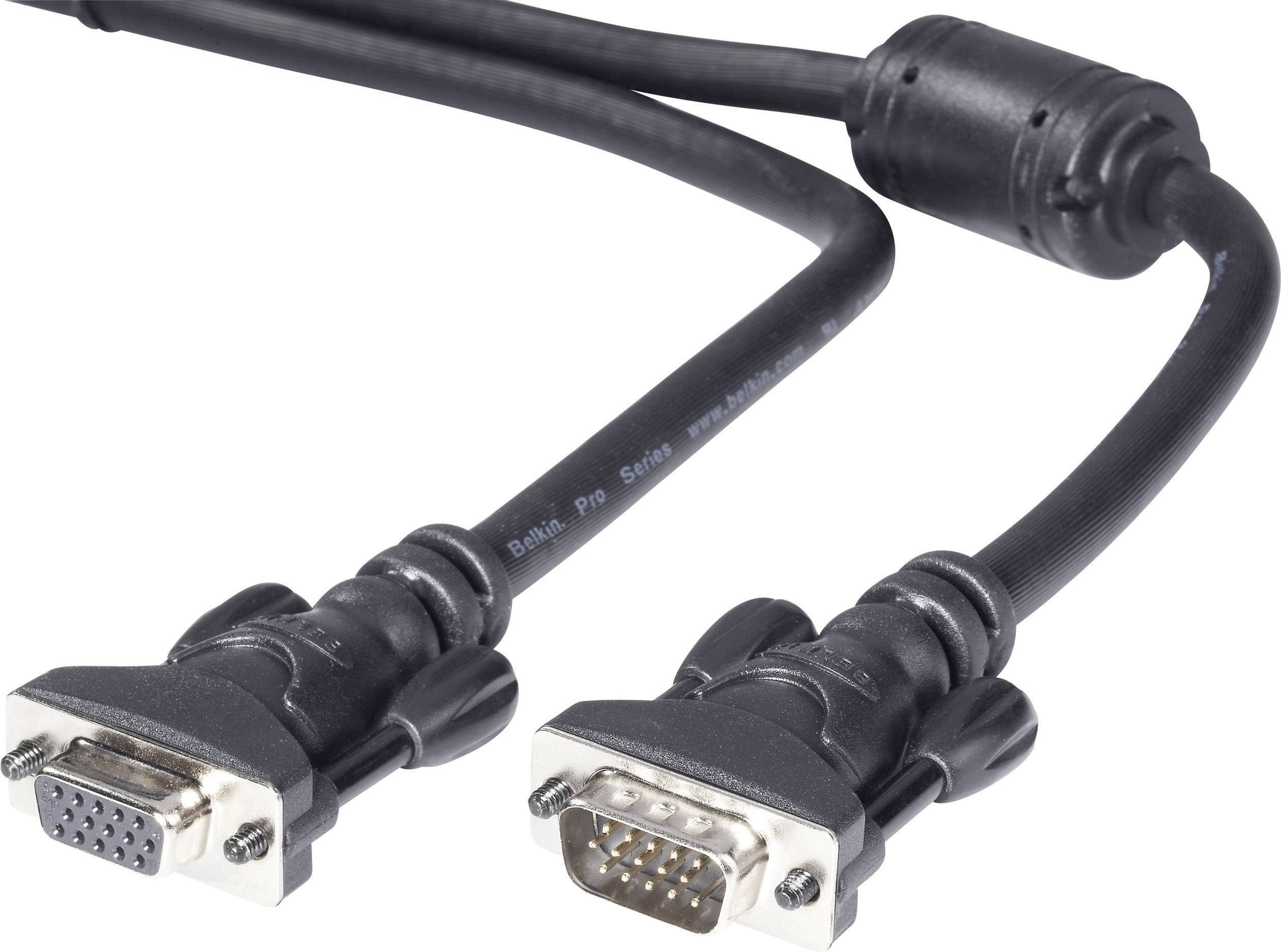 Connect 1.80 m SVGA Standard Extension Cord Black 