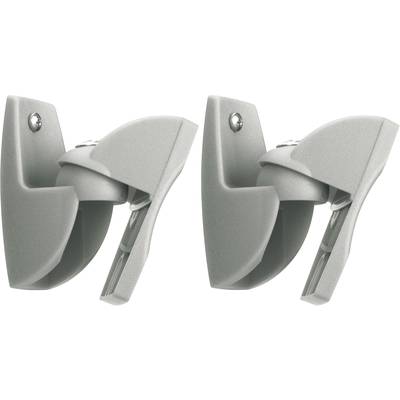 Vogel's VLB 500 Speaker wall mount Tiltable, Swivelling  Distance to wall (max.): 3 cm Silver 1 Pair