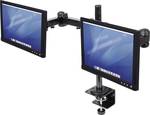 Manhattan LCD Monitor Mount with Double-Link Swing Arms, Supports two monitors, double-link swing arms