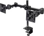Manhattan LCD Monitor Mount with Double-Link Swing Arms, Supports two monitors, double-link swing arms