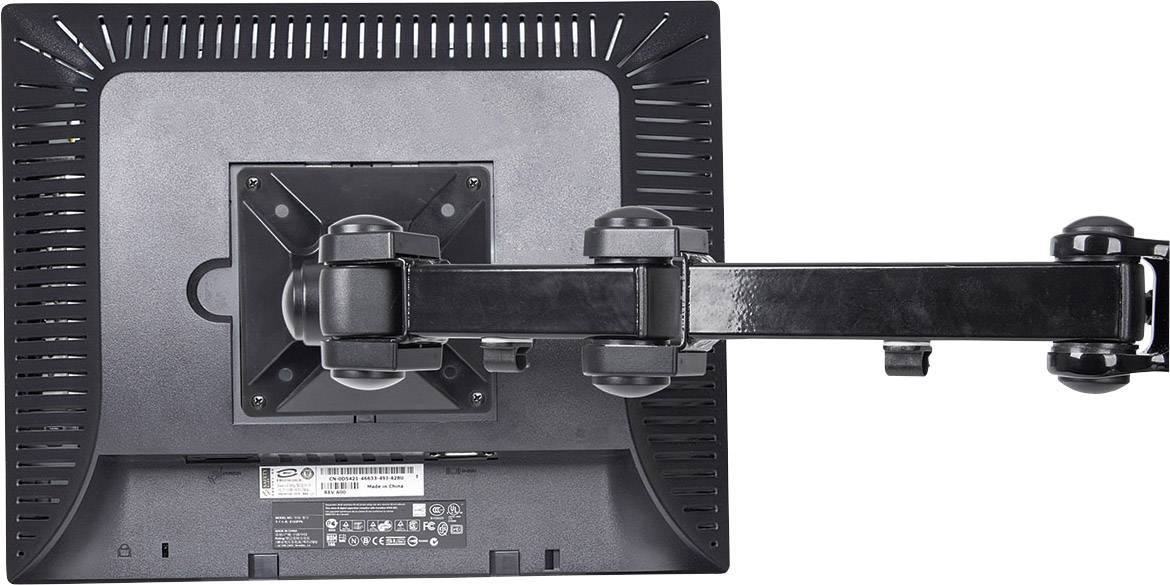 Manhattan 420808 Monitor desk mount 2 Display(s) 25,4 cm (10") - 61 cm (24") Black Tiltable, Swivelling-3