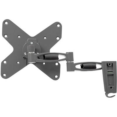 Manhattan 423755 Monitor wall mount 1 Display(s) 58,4 cm (23") - 106,7 cm (42") Silver Tiltable, Swivelling-3