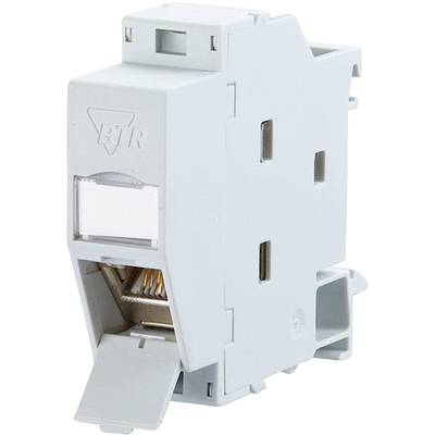 Metz Connect 1309107003-E Network outlet DIN rail CAT 6A Grey-white (RAL 7035)