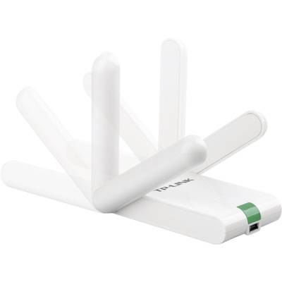 White, mobile WiFi antenna from the manufacturer TP-Link, shown at various angles to demonstrate flexible positioning.