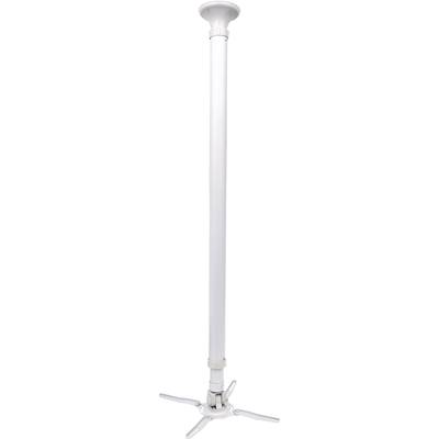 Manhattan 424868 Projector ceiling mount Tiltable, Rotatable Max. distance to floor/ceiling: 197 cm  Silver