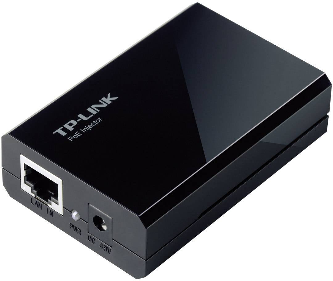 TP-Link 802.3at/af Gigabit PoE Injector , Non-PoE to PoE Adapter , supplies  up to 15.4 W, LED Indicator,Plug & Play , Desktop/Wall-Mount , 100m