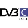 'Logo of DVB-C, a standard for digital cable transmission.'