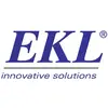 'EKL innovative solutions' logo in blue lettering.