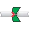 'A green and a red arrow point in opposite directions on a grey background, symbolising conflict or choice.'