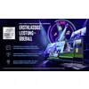 'Intel Core i7 10th Generation' Processor Advertising. Outstanding Performance for Gaming, Streaming, Productivity and Adaptability. Visual Representations of Gaming and Processors.