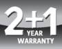 3-year manufacturer's warranty