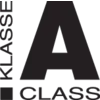 Writing 'Class A' in black on white. Vertically on the left 'Class', centrally a capital letter 'A', horizontally underneath 'Class'.