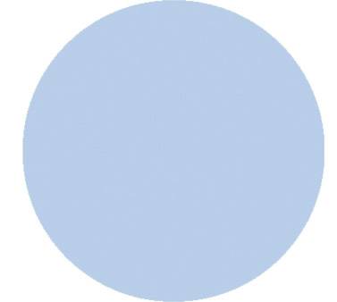 A single-coloured, light blue circle on a white background.
