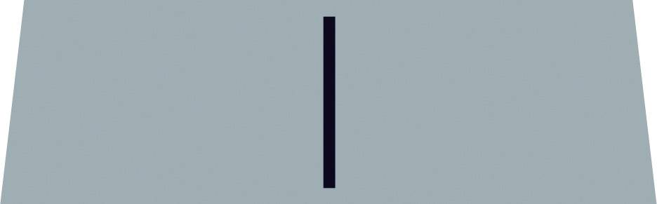 Grey background with a vertical black line in the centre.