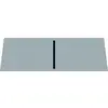 Grey background with a vertical black line in the centre.