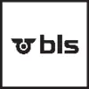 Black and white logo featuring a stylised 'bls' text with a graphic element to the left of the text.